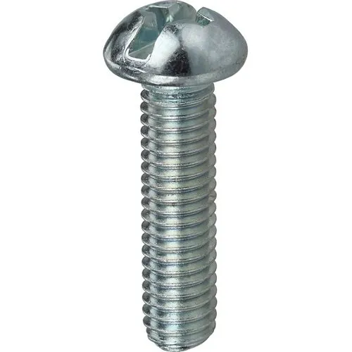 Dottie RMC1434 1/4"-20 3/4" Phillips/Slotted Round Head Machine Screw, 100-Pack