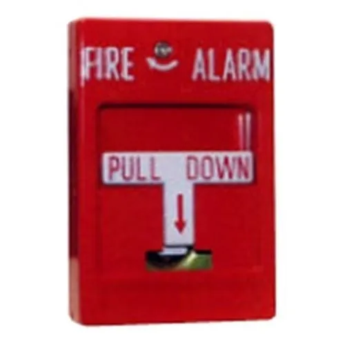 RSG RMS-1P-WP RMS Series Manual Pull Station with Pigtail, Painted Die-CAST Housing, Weatherproof, Red