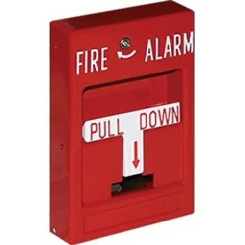 RSG RMS-1T-KL-CAT-30 RMS Manual Pull Station SPST with Terminal Block Switch, CAT 30 Key Lock Access