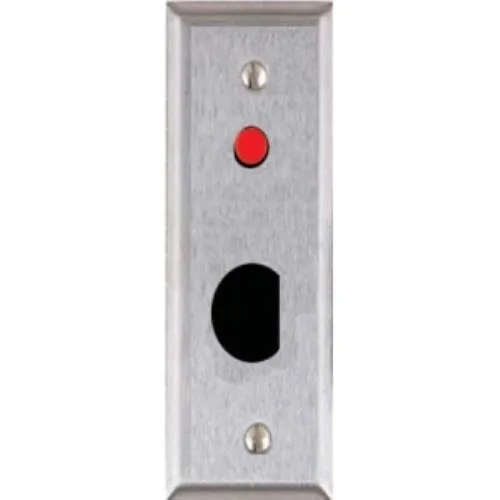 Alarm Controls RP-01A Normally Open, Slim Remote Plate with Red LED