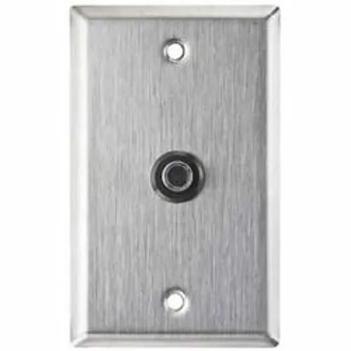 Alarm Controls RP-44MOMENTARY Single Gang Wallplate, DPDT Alternate Action with Momentary FA-200 Switch, Stainless Steel