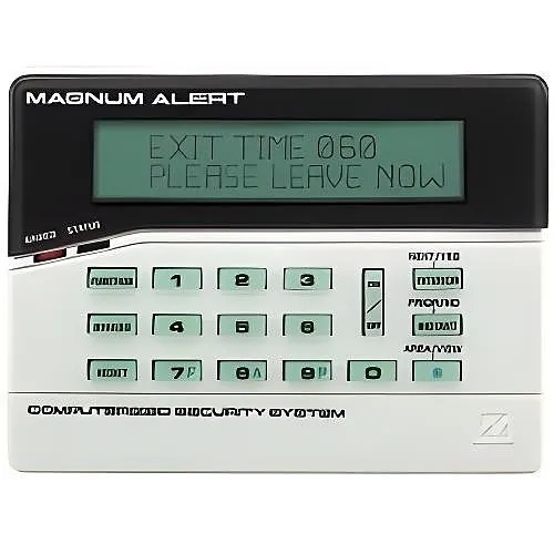 Napco RP3000LCDE Dual-Line LCD Keypad, White