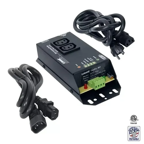 Lowell RPC-15U Remote Power Control with (2) IEC C13 Outlets