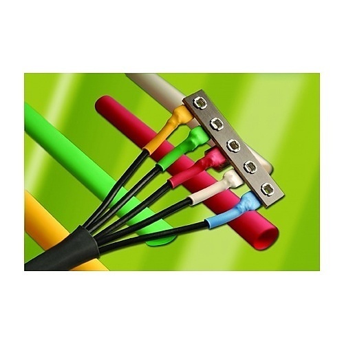 Alpha Wire F2213/8-BK007 3/8" Black Heatshrink Cable Sleeve, 50' Length