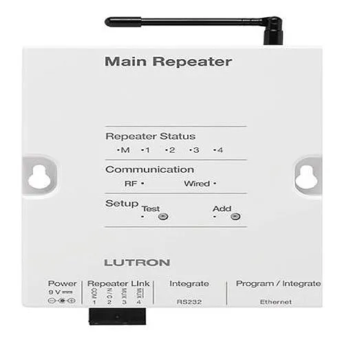 Lutron RR-AUX-REP-WH RadioRA Auxiliary Repeater