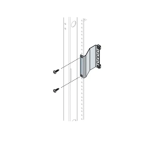 Middle Atlantic RR2-3RCN 2U RMS Rackrail Recessor, 3" Depth