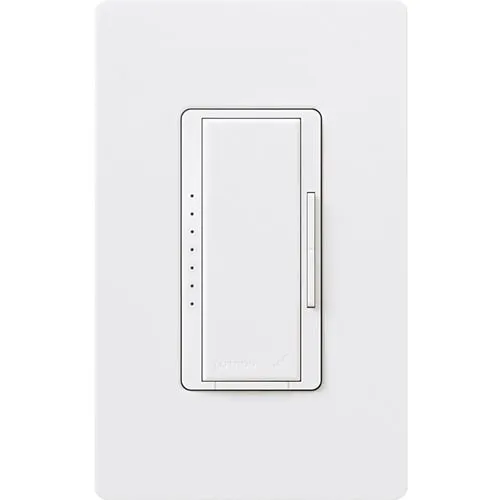 Lutron RRD-10ND-WH RadioRA Maestro Neutral LED Dimmer, 1000W Max/120V, White