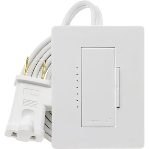 Lutron RRD-3LD-MN RadioRA 300W Tabletop Lamp Dimmer, Black