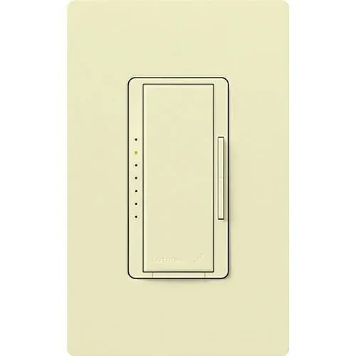 Lutron RRD-PRO-AL RadioRA RF Maestro Pro LED+ Dimmer, Phase Selectable, Almond