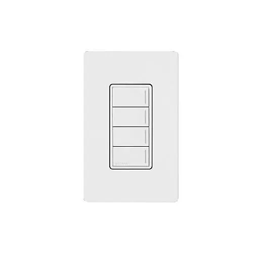 Lutron RRST-W4B-WH RadioRA Sunnata 4-Button Keypad, White