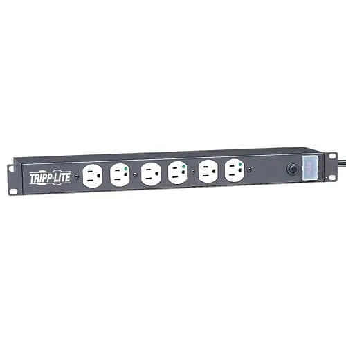 Eaton Tripp Lite RS1215-HG 1U Rackmount Power Strip with 12 Hospital-Grade Outlets, NOT for Patient-Care Vicinity, UL 1363, 15' (4.57m) Cord