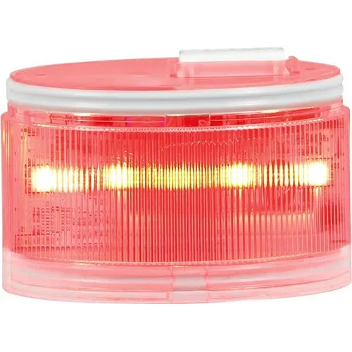 Federal Signal RSL-LMB-C-R Radiant Light Module, Extra-Bright, Steady, Clear Fresnel Lens, Red