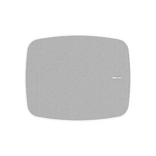 Klipsch KLP-RSM-650-WH RSM Series 6.5" Full-Range Indoor / Outdoor Residential Surface Mount Loudspeaker, Tractrix Horn, 1" Titanium Driver, Pair, White