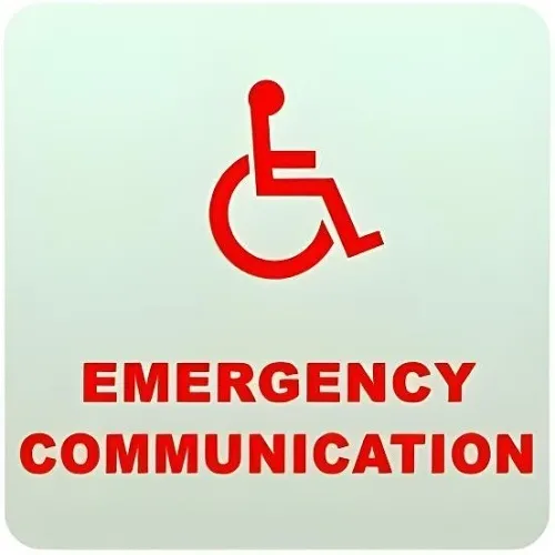 Alpha RSN7041E 8X Photoluminescent E-Commerce Sign, 8" x 8"