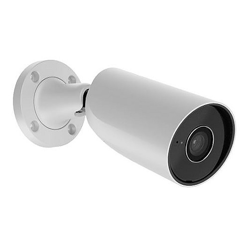 AJAX BL8MP4W 8MP Wired IP 4K WDR Bullet Camera with 75-85° Viewing Angle, 4mm Lens, White
