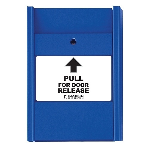 Camden CM-701SO Blue Pull for Door Release Station, x N/C Switch, with Local Alarm Sounder (Replaces CM-701SOEDR-PC, CM-701SOE-PC)