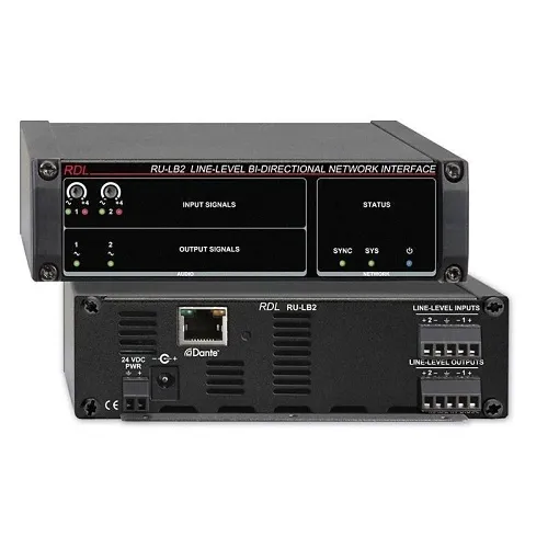 RDL RU-LB2 Line-Level Bi-Directional Network Interface