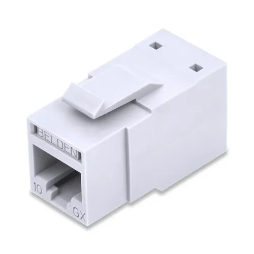 Belden RVAMJKUEW-B24 REVConnect 10GX UTP Modular Jack, 24-Pack, White