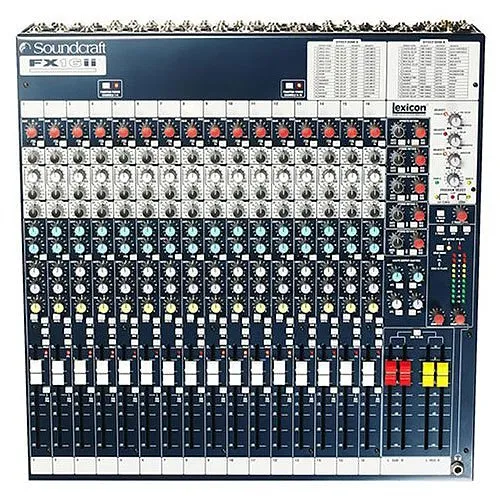 Soundcraft FX16ii 16-Channel Mixer with Built-In Lexicon Effects Processor