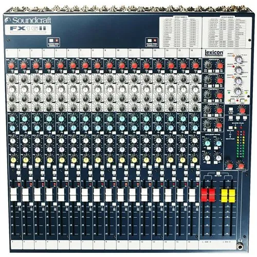 Soundcraft FX16ii 16-Channel Mixer with Built-In Lexicon Effects Processor
