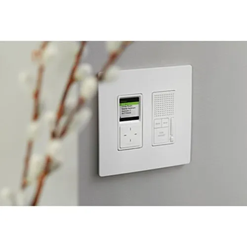 On-Q RWP262W Radiant, Two-Gang Screwless Wall Plate, White