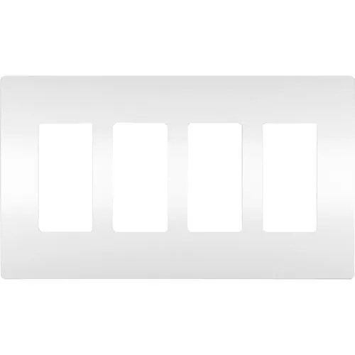 Pass & Seymour RWP264W Radiant Wall Plate 4G White