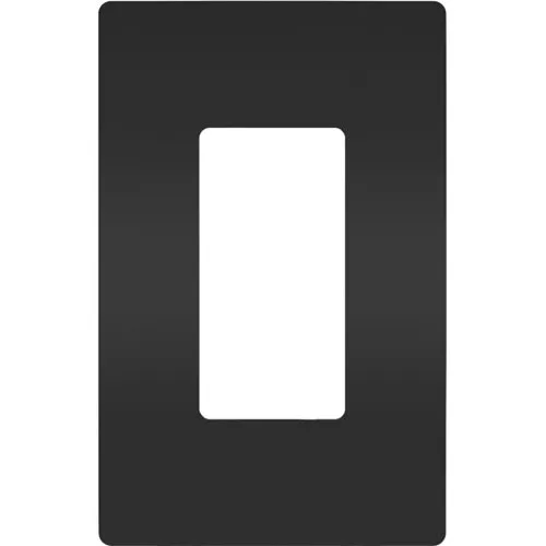 Pass & Seymour RWP26BK One-Gang Screwless Wall Plate, Black