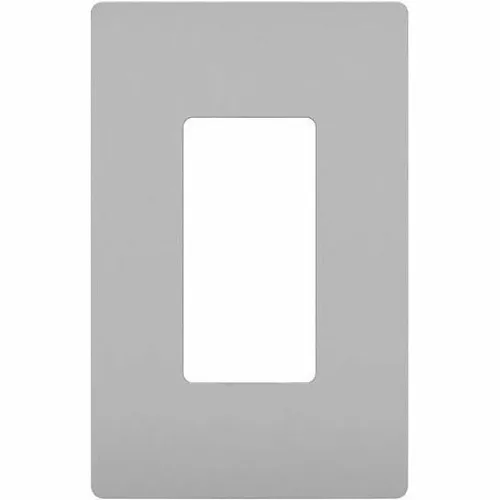 Pass & Seymour RWP26GRY Pass & Seymour RWP26Gray Radiant Screwless Wall Plate 1G, Gray