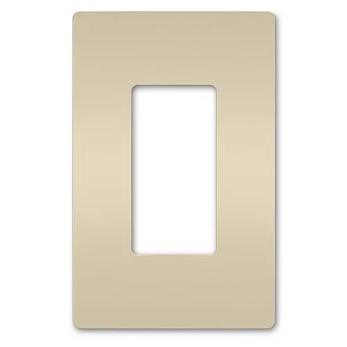 Pass & Seymour RWP26LA radiant 1-Gang Screwless Wall Plate, Light Almond