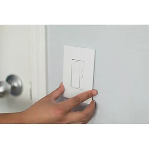 On-Q RWP26W Radiant, One-Gang Screwless Wall Plate