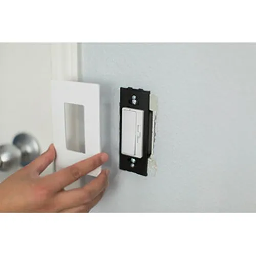 On-Q RWP26W Radiant, One-Gang Screwless Wall Plate