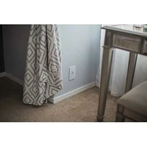 On-Q RWP26W Radiant, One-Gang Screwless Wall Plate