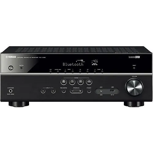 Yamaha RX-V385BL 5.1 Channel Audio/Video Receiver with Bluetooth