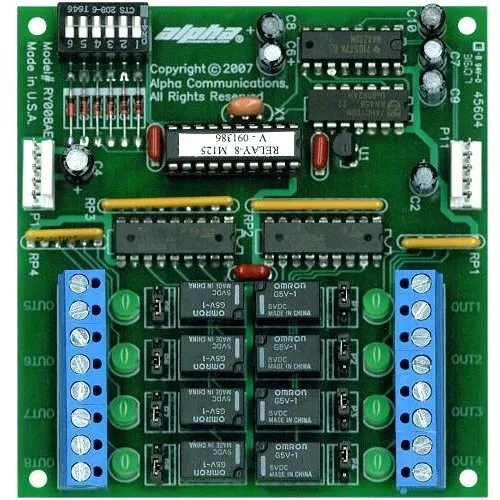 Alpha RY008AE 8-Output Signal Relay Board