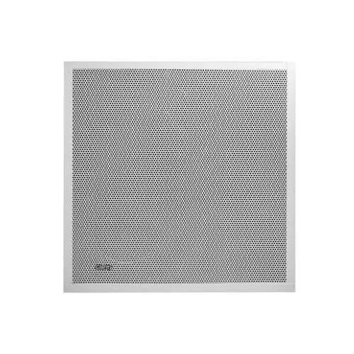 Valcom S-422A-2 Clarity 2' 2' Lay-in Ceiling Speaker with Backbox, Steel Housing, White