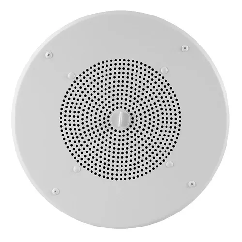 Valcom S-500VC 8" Round Ceiling Speaker with Volume Control, 25/70V