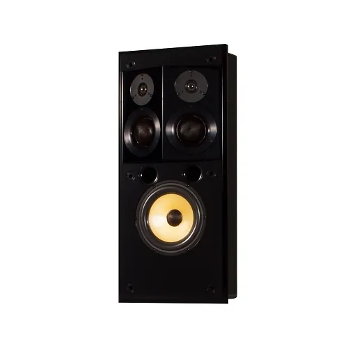 Induction Dynamics S1.8SIW-BG 3-Way Single In-Wall Surround Speaker, Black Gloss