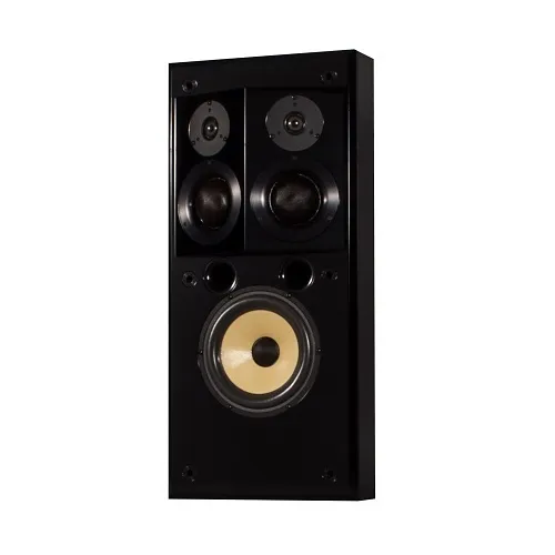 Induction Dynamics S1.8SW-BG 3-Way Single On-Wall Surround Speaker, Black Gloss