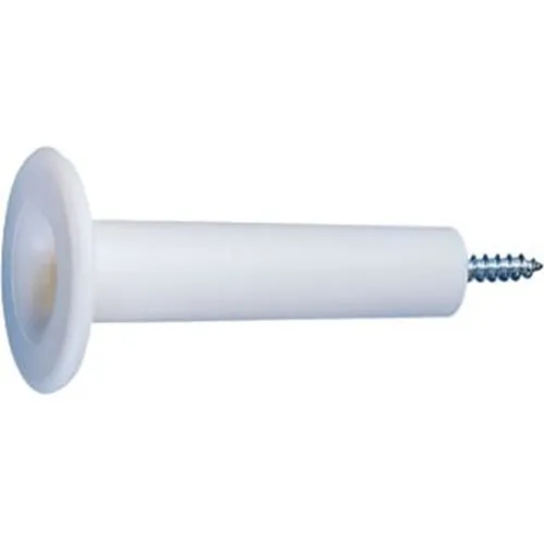 Siemon White Spool with Captive (#10) Wood Screw