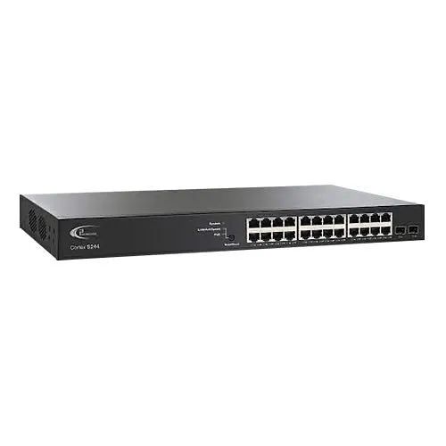 i3 S244 24-Port GbE PoE 370W Network Switch 2 SFP, WebSmart+ Managed