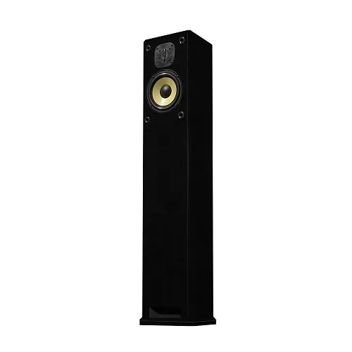 Induction Dynamics S2.T-BG 2-Way Single Freestanding Loudspeaker, Black Gloss