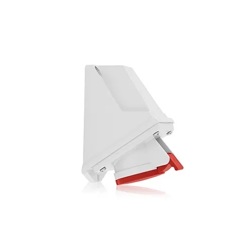 Leviton S316-S11 International Pin and Sleeve Receptacle, 16A, 440-460V, Splashproof, Red