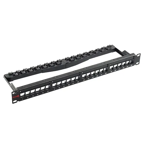 Simply45 S45-2024U Unloaded 24-Port Unshielded Keystone Patch Panel
