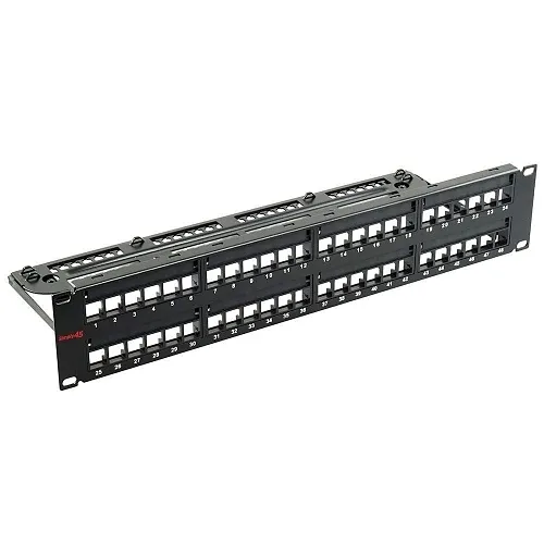 Simply45 S45-2048U Unloaded 48-Port Unshielded Keystone Patch Panel