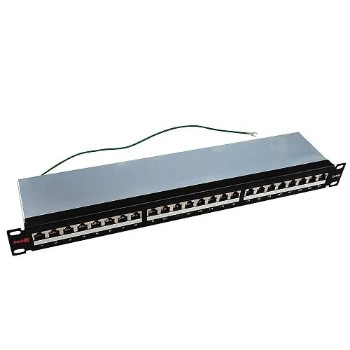 Simply45 S45-2724S 24 Port CAT6A STP Patch Panel