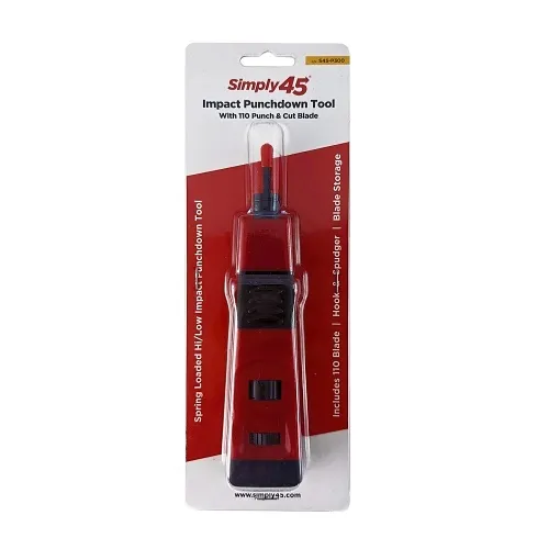 Simply45 S45-P300 PROSeries Punchdown Tool with 110 Blade, 1-Each/Blister