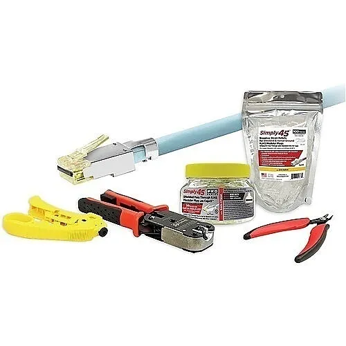 Simply45 S45-PSK10G Pro Series Pass-Through 10G STP Starter Kit