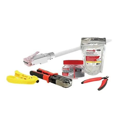 Simply45 S45-PSK6S ProSeries Cat6/6a Shielded Starter Kit