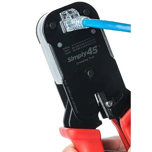 Simply45 S45-PTK56U Pass-Through Series CAT5/6 Pass Through UTP Starter Kit