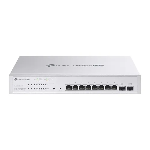 TP-Link S4500-8GHP2F Omada Pro 8-Port PoE+ Gigabit Smart Switch with 2 SFP Slots